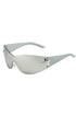 CYBER STAR Sunglasses – Trendy Shield Frames with Star Accent