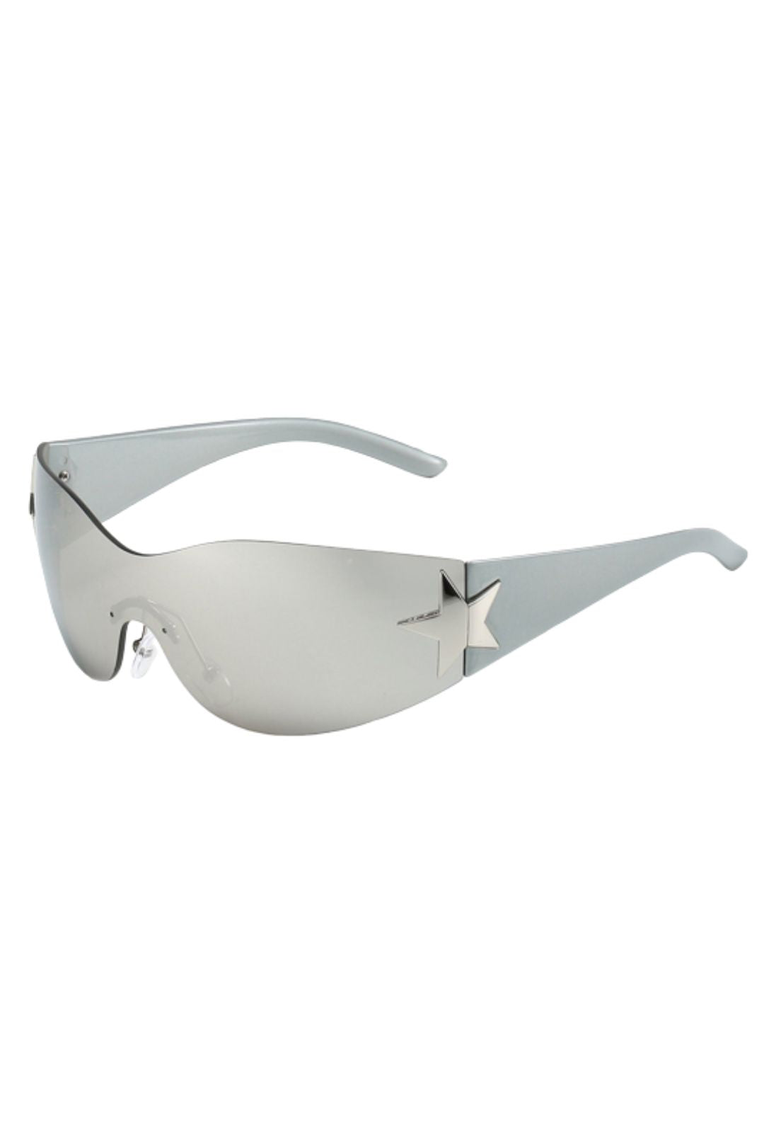 CYBER STAR Sunglasses – Trendy Shield Frames with Star Accent