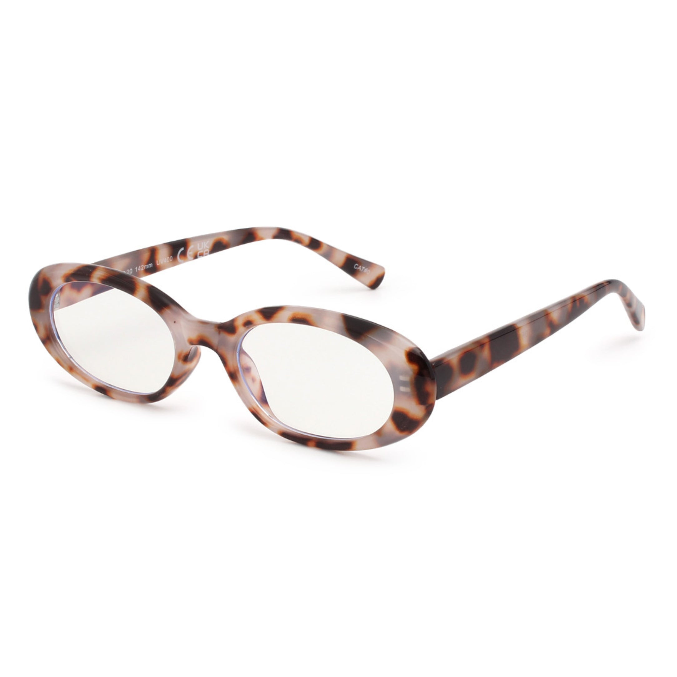 A clean round tort blue light frame