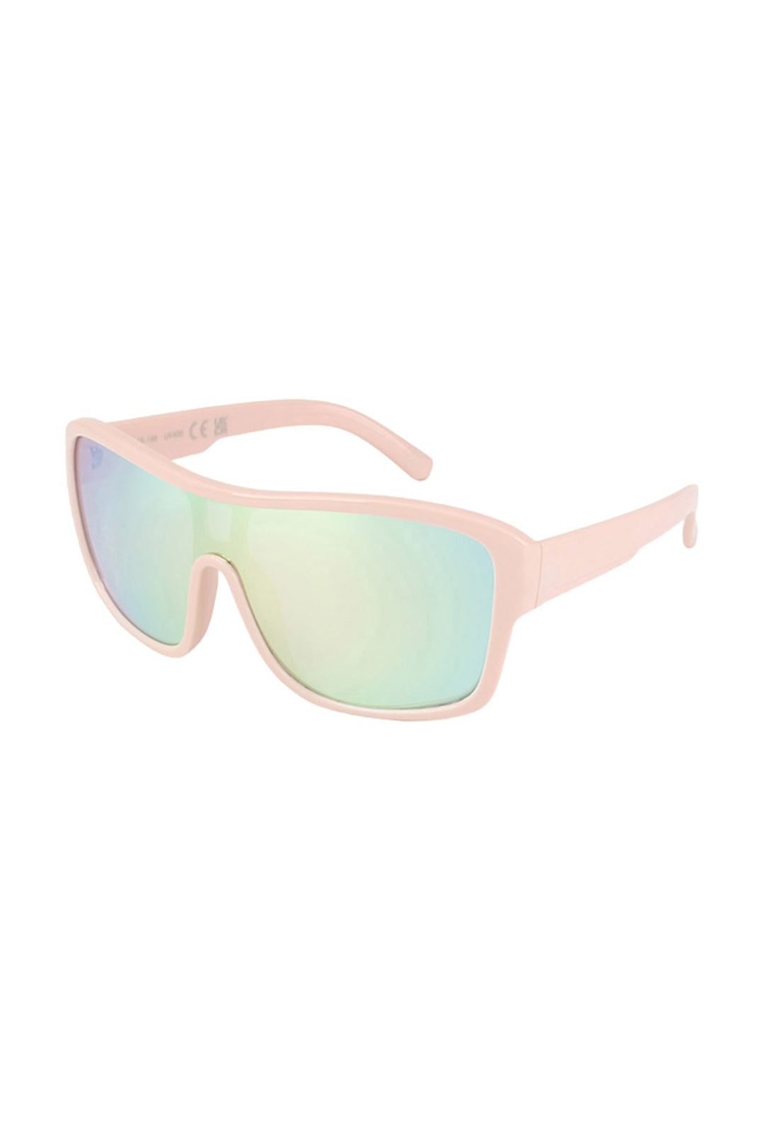 QUIN oversized shield sunglasses with UV protection and a sleek polycarbonate frame, perfect for bold, sporty, or festival looks.