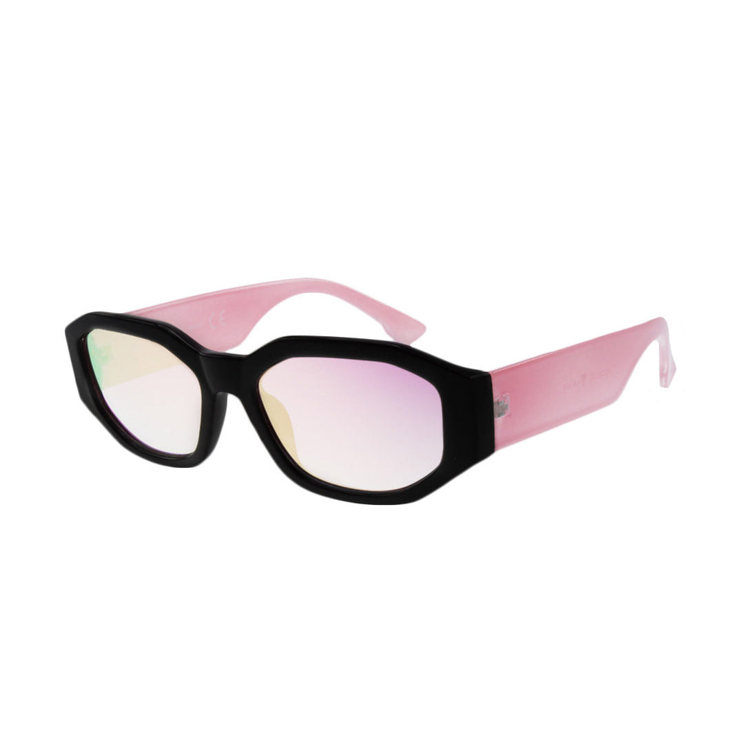 SOCIALITE Sunglasses featuring a bold hexagon frame and UV-protective lenses — chic, lightweight shades for festivals and everyday wear.