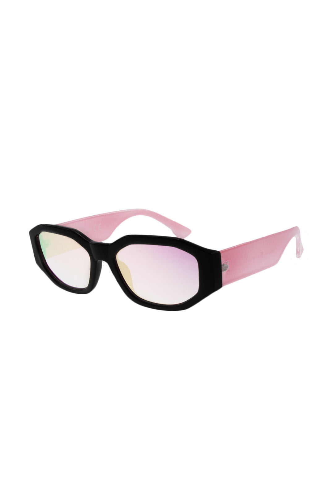 SOCIALITE Sunglasses featuring a bold hexagon frame and UV-protective lenses — chic, lightweight shades for festivals and everyday wear.