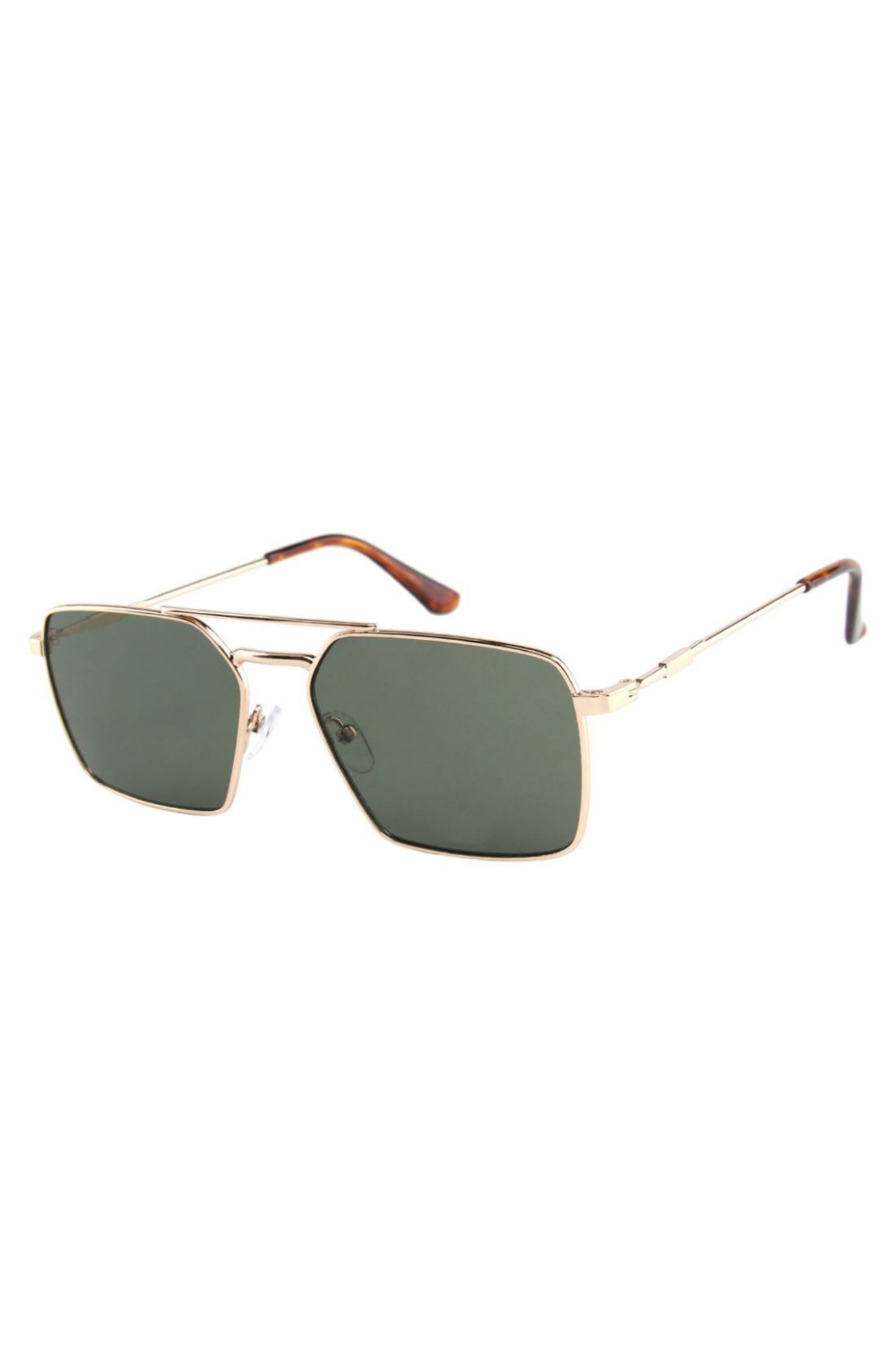 Stay effortlessly stylish with VIOLA Aviator Sunglasses. Featuring a copper metal frame and UV-protected lenses, these chic shades offer timeless elegance and lasting comfort.