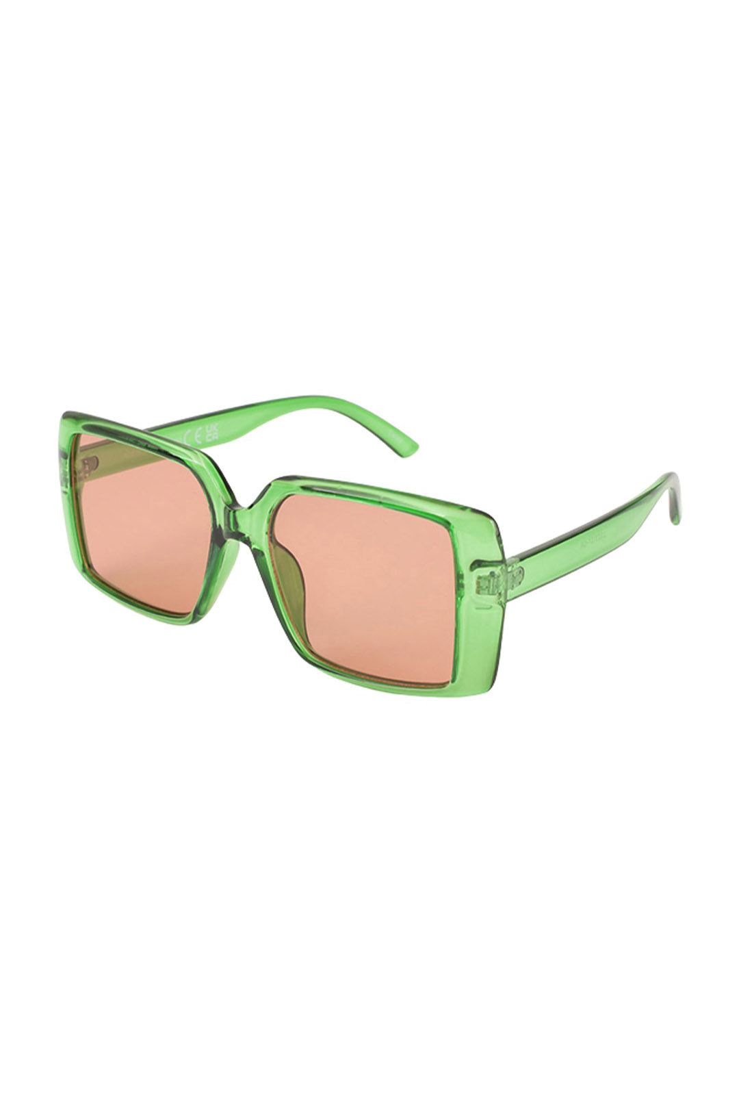 TESSA square-frame sunglasses with UV protection, featuring a sleek minimalist design made from durable polycarbonate, perfect for everyday wear.