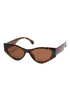 Lightweight polycarbonate cat eye sunglasses